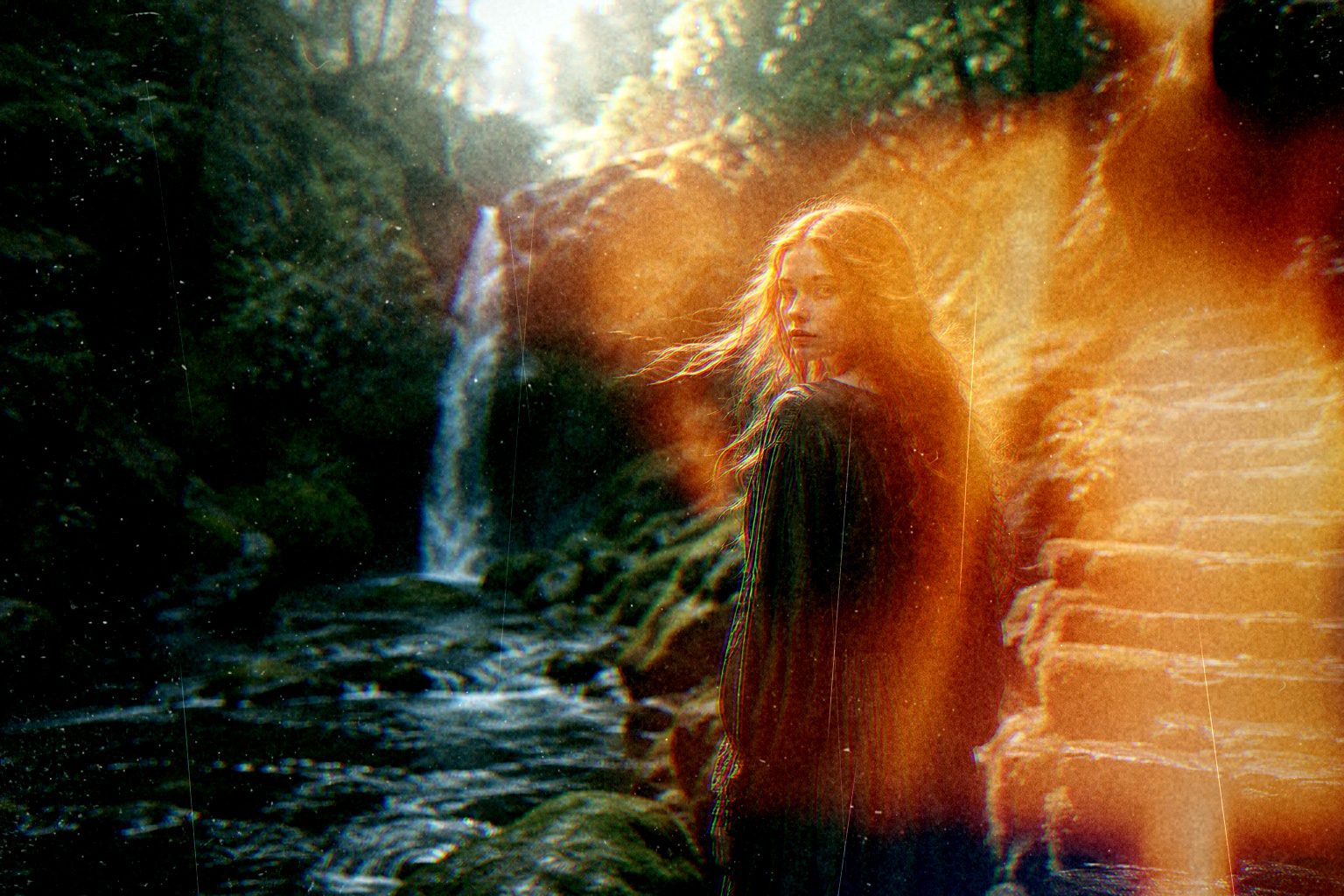 After Halobloom — chromatic aberration, lens distortion, light leaks, duotone, film burn